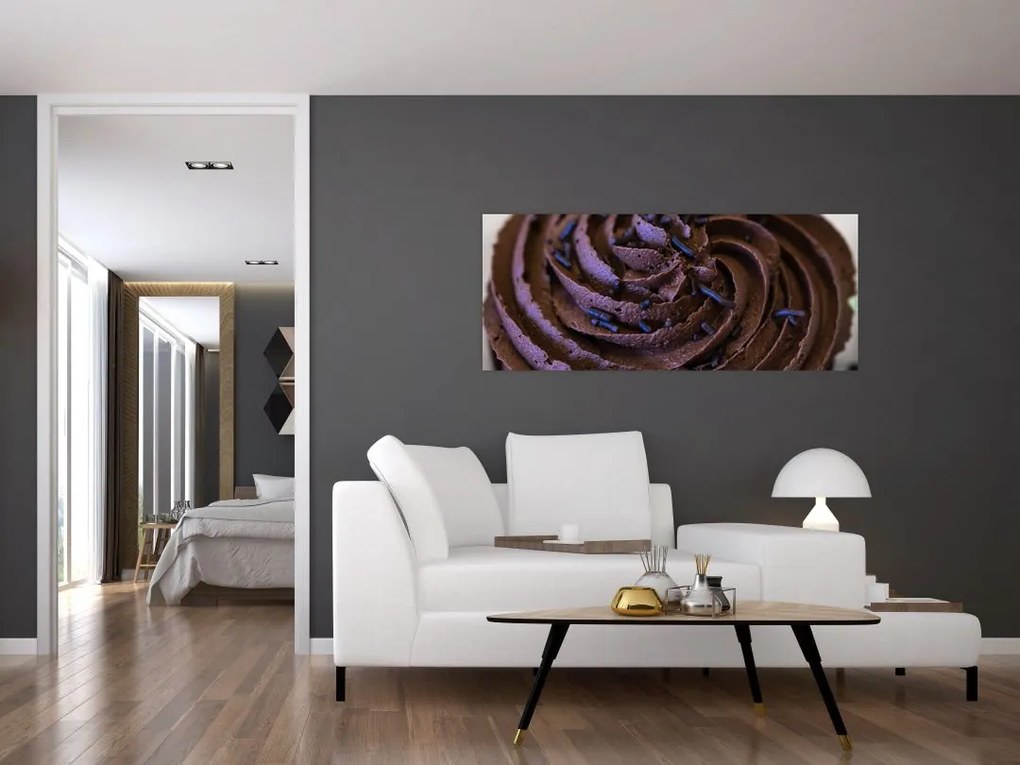 Kép - Csokoládé Cupcake (120x50 cm)