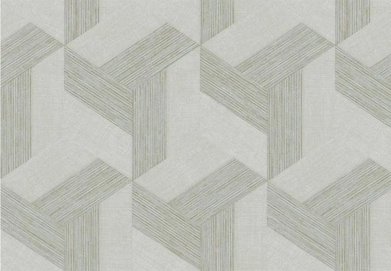 Parato Cristiana Masi Sintesi Bathos szürke geometrikus vlies tapéta – 27506