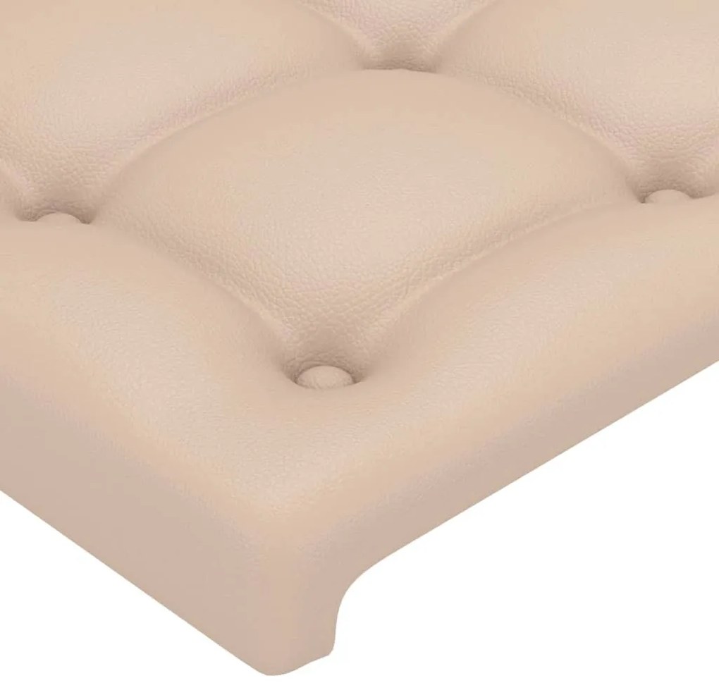 2 db cappuccino színű műbőr fejtámla 80 x 5 x 78/88 cm