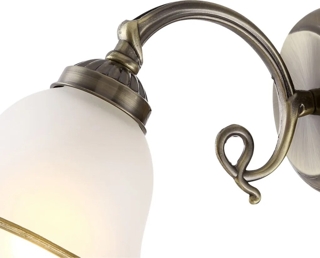 Fali Lámpa Antik bronz ODIN GLOBO-60208W