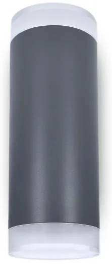 Brilagi - Kültéri fali lámpa MATERA 2xGU10/30W/230V antracit IP54