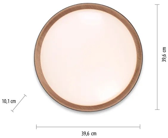 Leuchten Direkt 1434718-LED dimmelhető mennyezeti lámpa EMILIA 28,8W/230V fekete