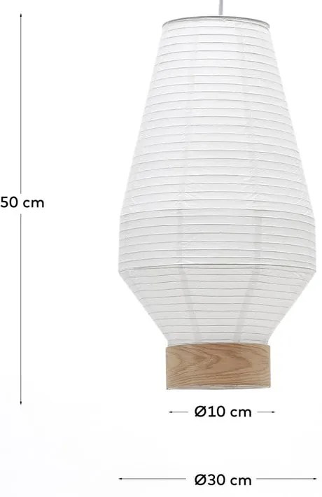 Fehér lámpabúra ø 30 cm Hila – Kave Home