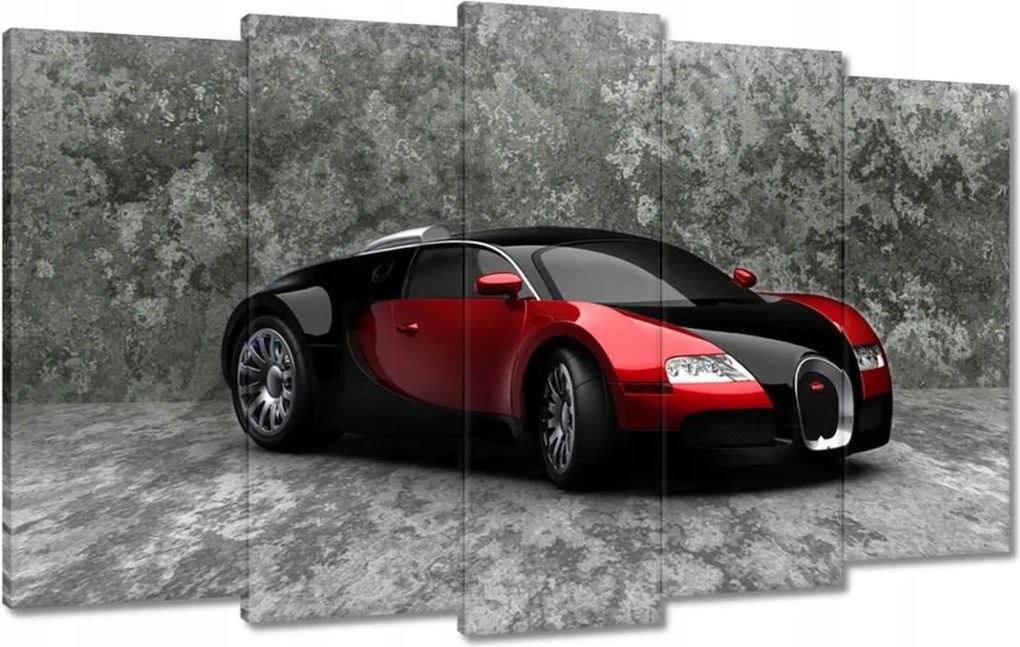 Vászonkép 100x60 Bugatti Veyron Piros