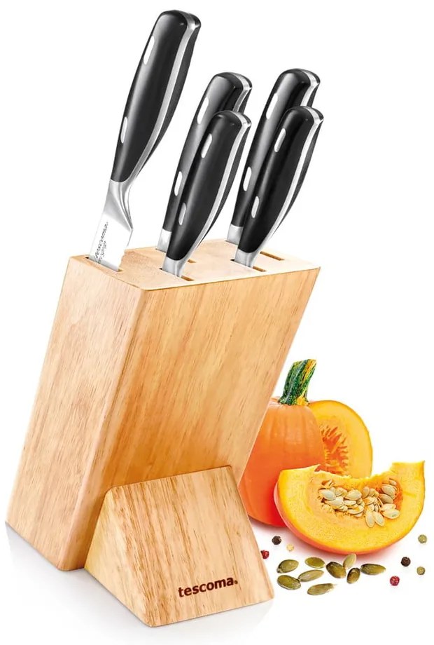 Kés készlet tartóval 5 db-os GrandChef – Tescoma