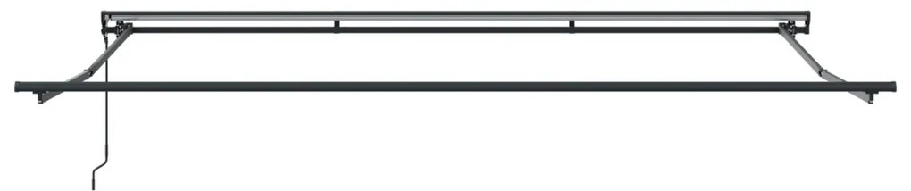 Napernyő keret Antracit 4,5 × 3 m Porszórt acél és alumínium