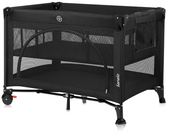 Lionelo - LAURA utazóágy, fekete karbon