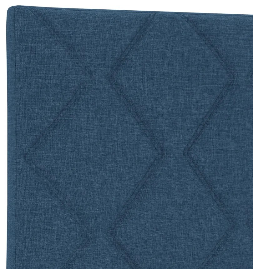 LED Fejtámla Gyémánt Blokk Dizájnnal Kék 80 cm Textil