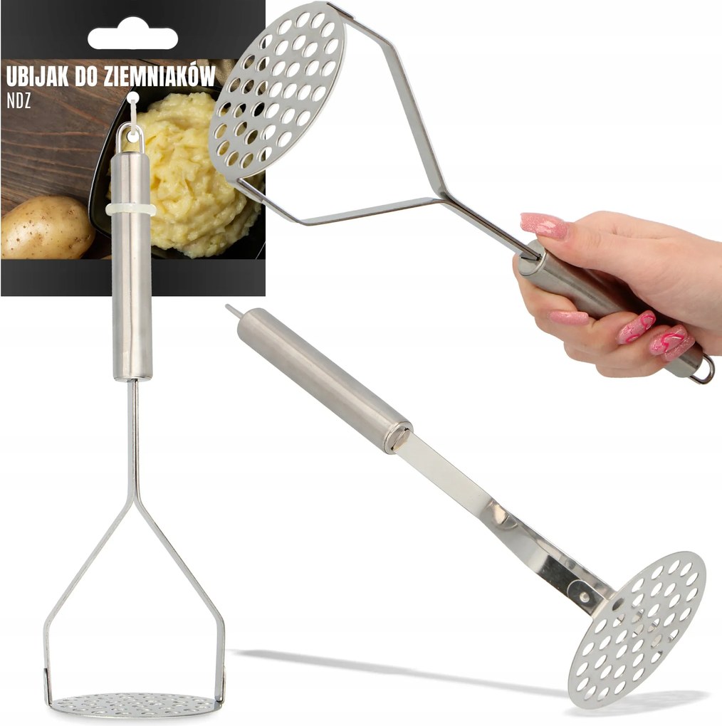 Burgonyatörő Prága Habverő Rozsdamentes Acél Kerek Qi