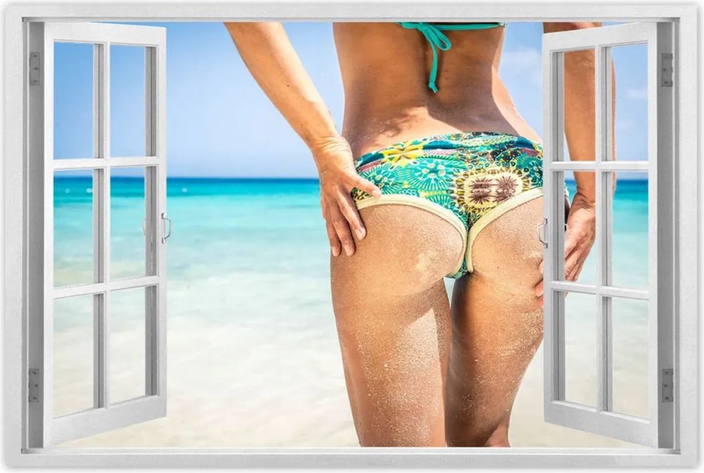 Poszterek 60x40 Szép fenék a tengerparton