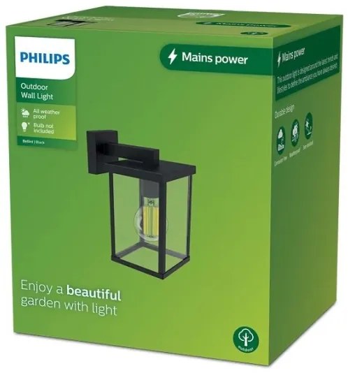 Philips - Kültéri fali lámpa BELLINI 1xE27/25W/230V IP44