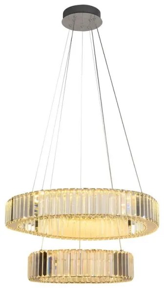 LED állítható fényerejű csillár kábellel LED/65W/230V 3000-6500K króm, DO