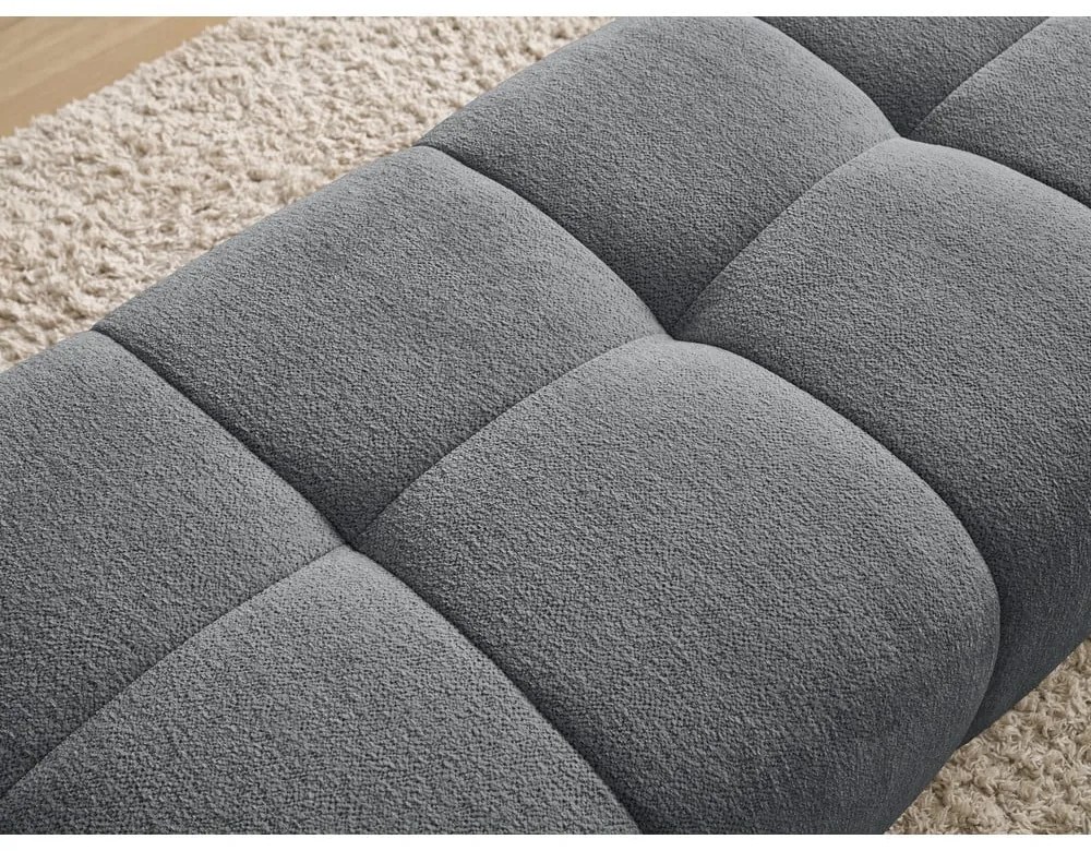 Sötétszürke zsenília lábtartó Everest – Bobochic Paris