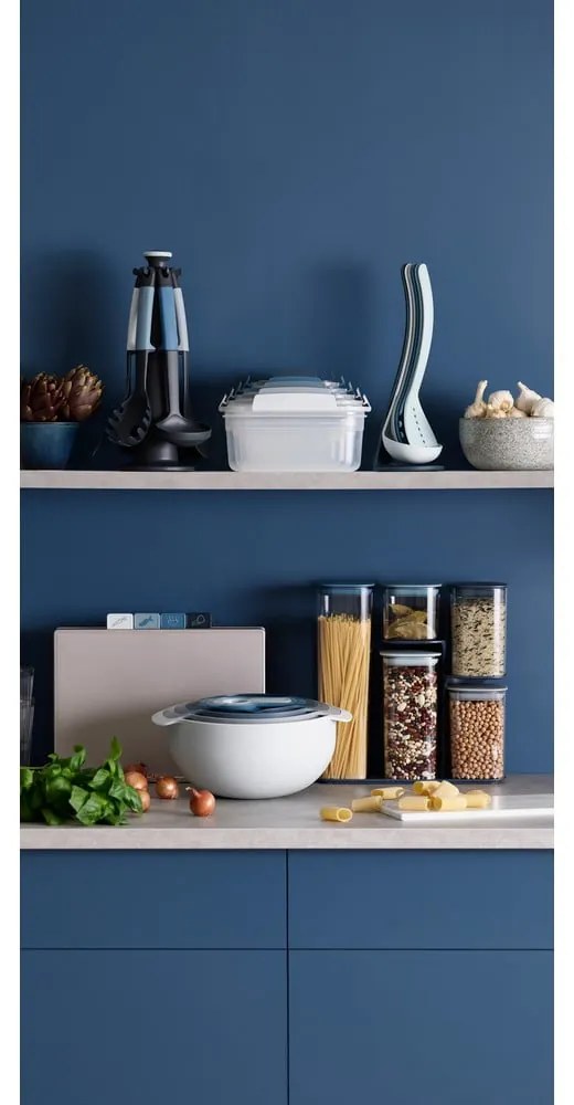 Nest Utensils Plus 5 db-os kék konyhai eszköz szett állvánnyal - Joseph Joseph