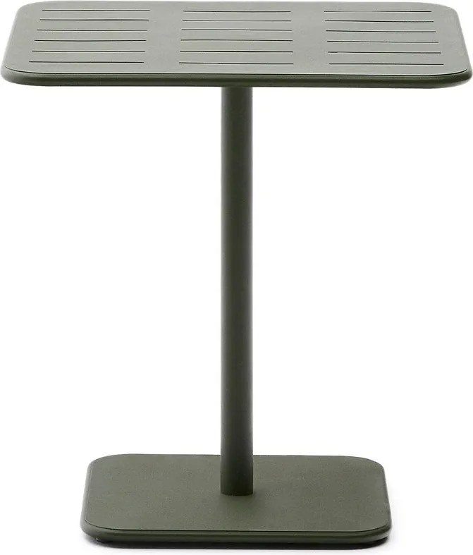 Acél kerti étkezőasztal 70x70 cm Brai – Kave Home