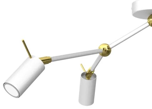 Spotlámpa IRIS 3xGU10/MR11/40W/230V fehér/arany