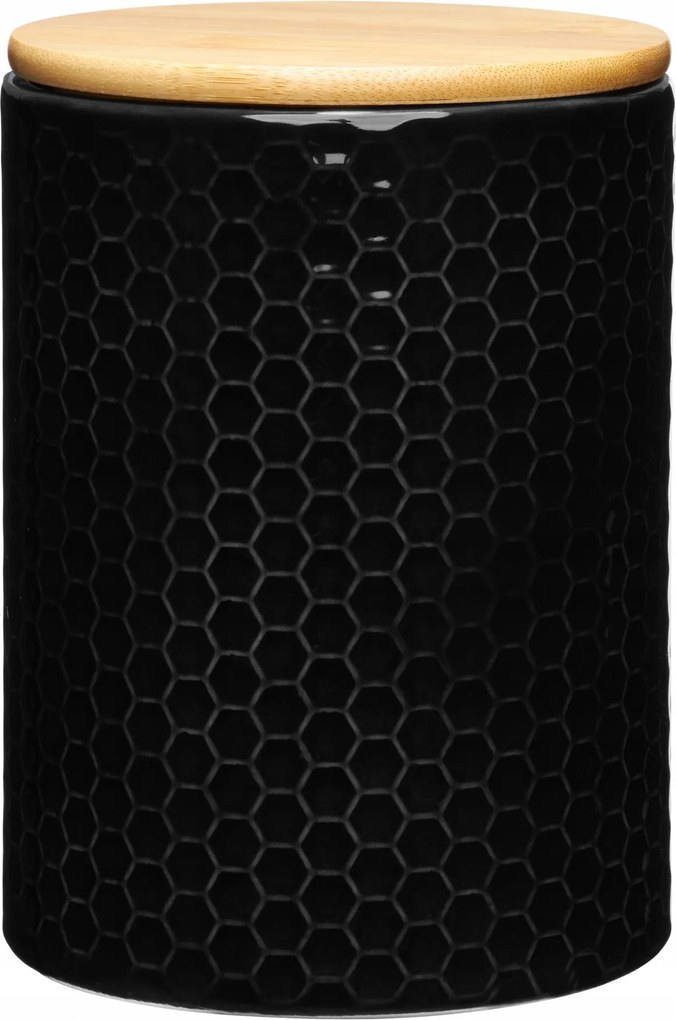 Tuvo Konyhai Tartály Bambusz Fedéllel Fekete 1,1 L Ambition