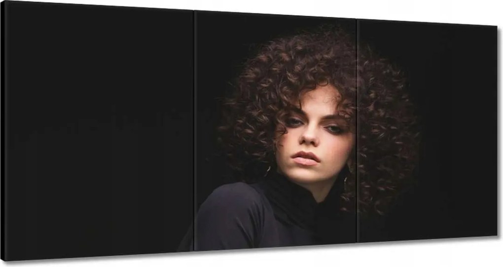 Vászonkép 180x90 A leopárdmintás lány