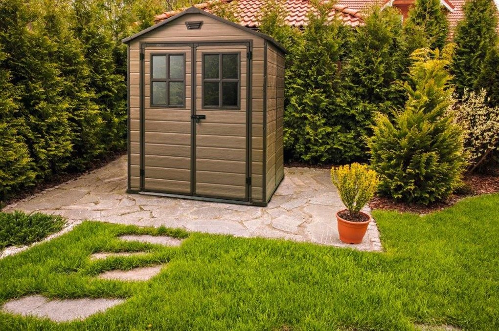 Kerti ház Keter Scala 6 x 8 világosbarna