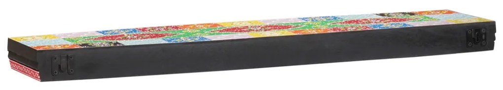 fali polcok 2 db 100x20x6 cm tömör mangófából