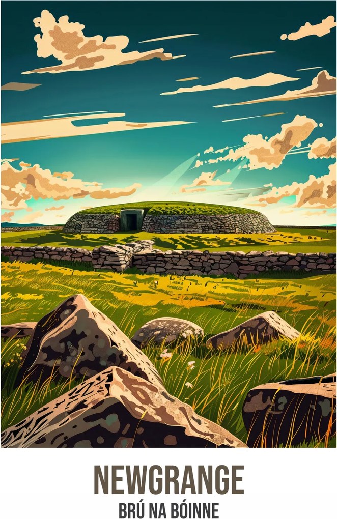 Poszter 29,7x42cm Newgrange