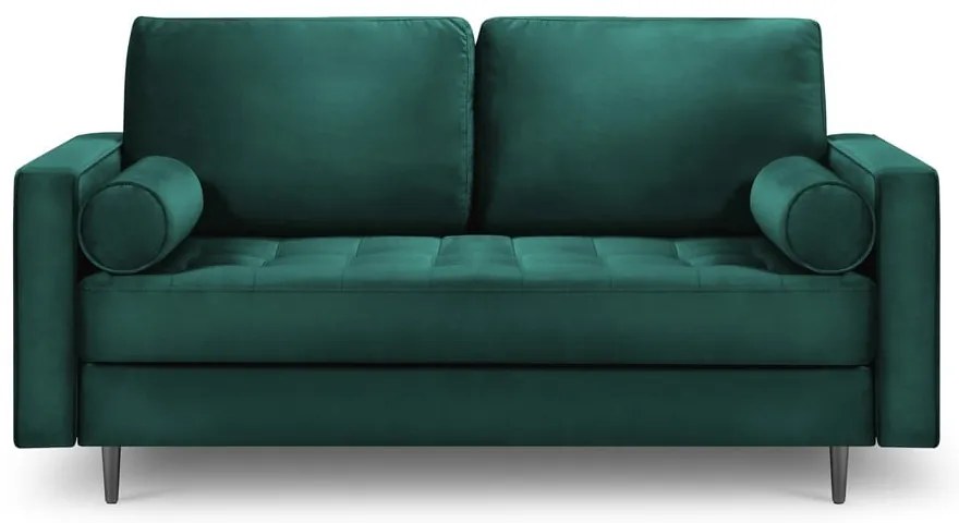 Santo olajzöld bársonykanapé, 174 cm - Milo Casa