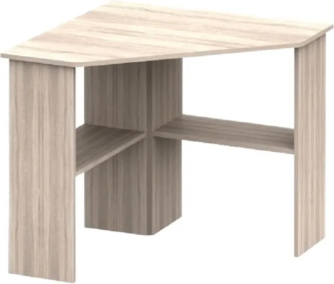 PC asztal, sarok, tölgy sonoma, RONY NEW
