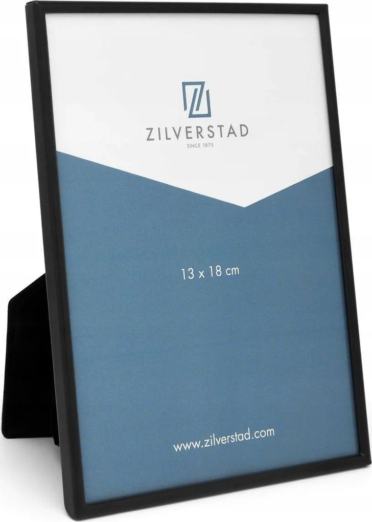 Képkeret fekete fém 10x15 cm