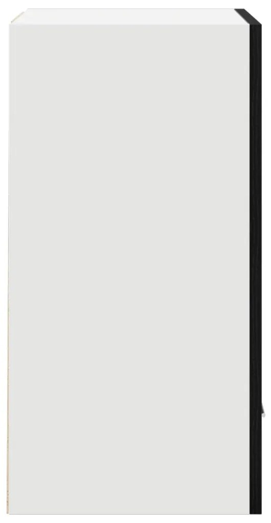 Felfüggeszthető szekrények - 2 csomag - Fekete tölgy, 100x31x60 cm - Műgyantából
