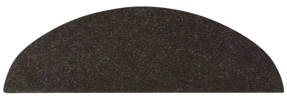 10 db fekete öntapadó lépcsőszőnyeg 65 x 22,5 x 3,5 cm