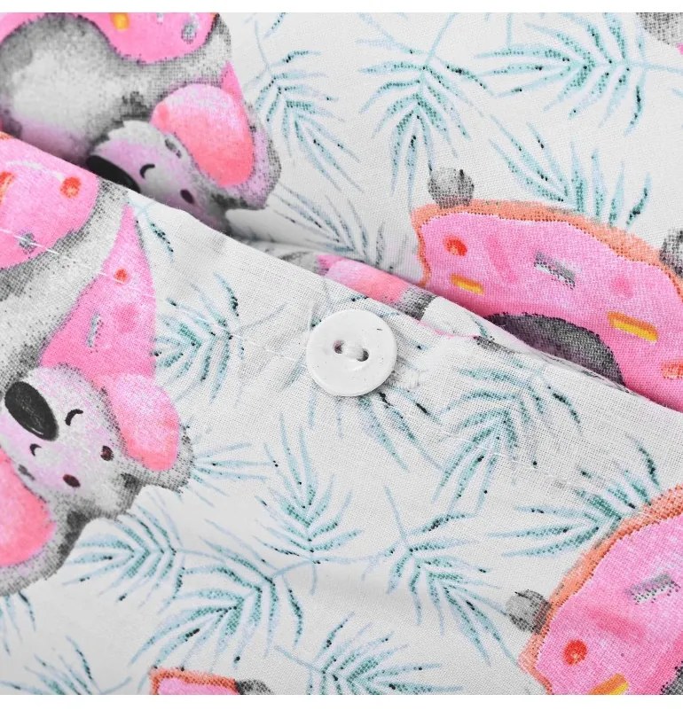 EMI Koala gyermek pamut ágyneműhuzat, Gyerekgarnitúra 90x130 + 45x65