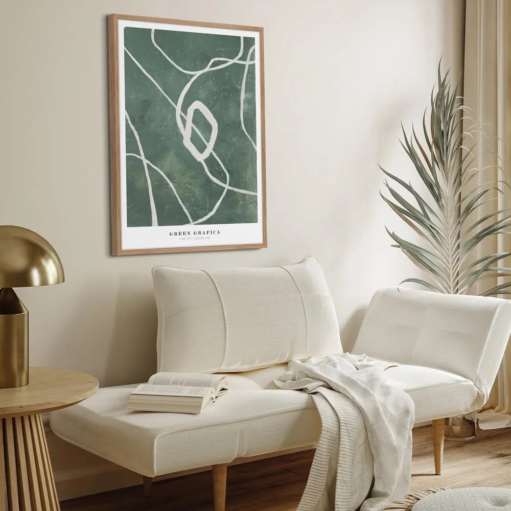 Kép 52x72 cm Green Grafica – Malerifabrikken