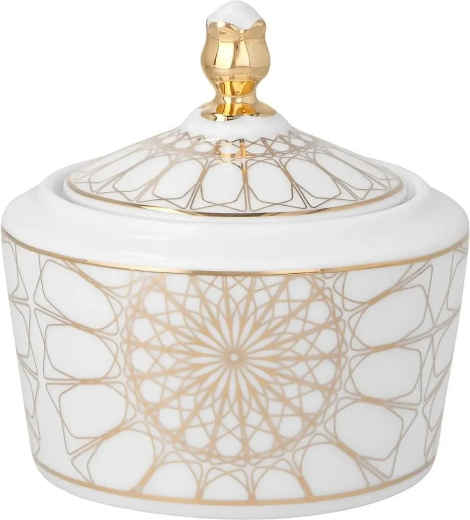 Ćmielów Jenny Solaris Cukortartó H107 fehér