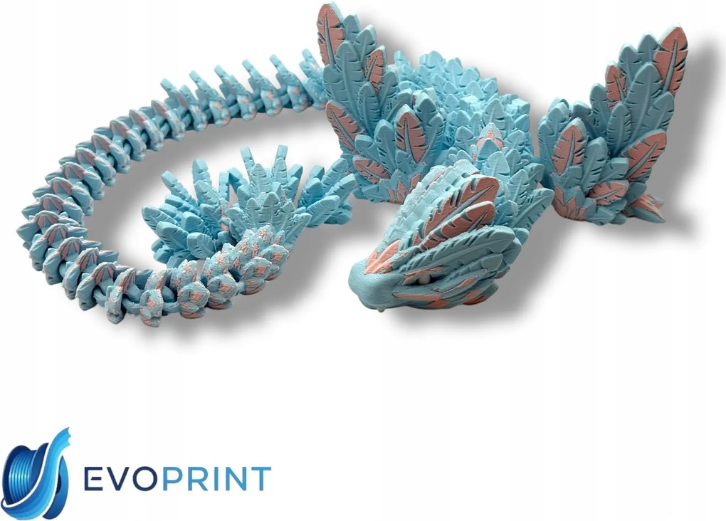 Flying Serpent Winged Dragon, tollas sárkány 70cm -mozgatható figura -3D nyomtatás