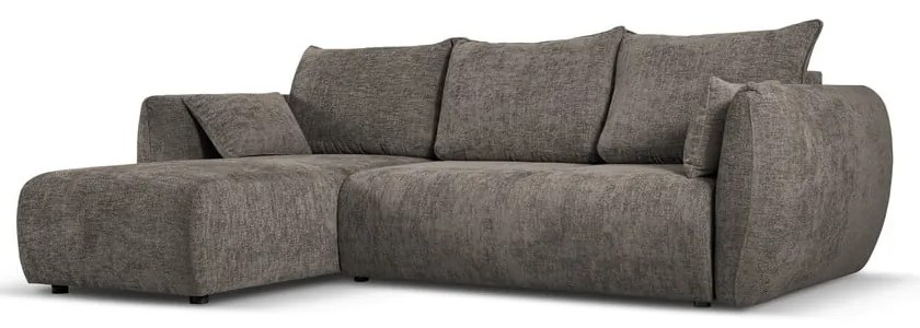 Szürke sarokkanapé (bal oldali) Matera – Cosmopolitan Design