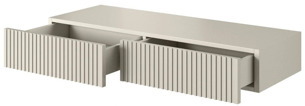 Nicole fali sminkasztal 100 cm fiókokkal - matt kasmír