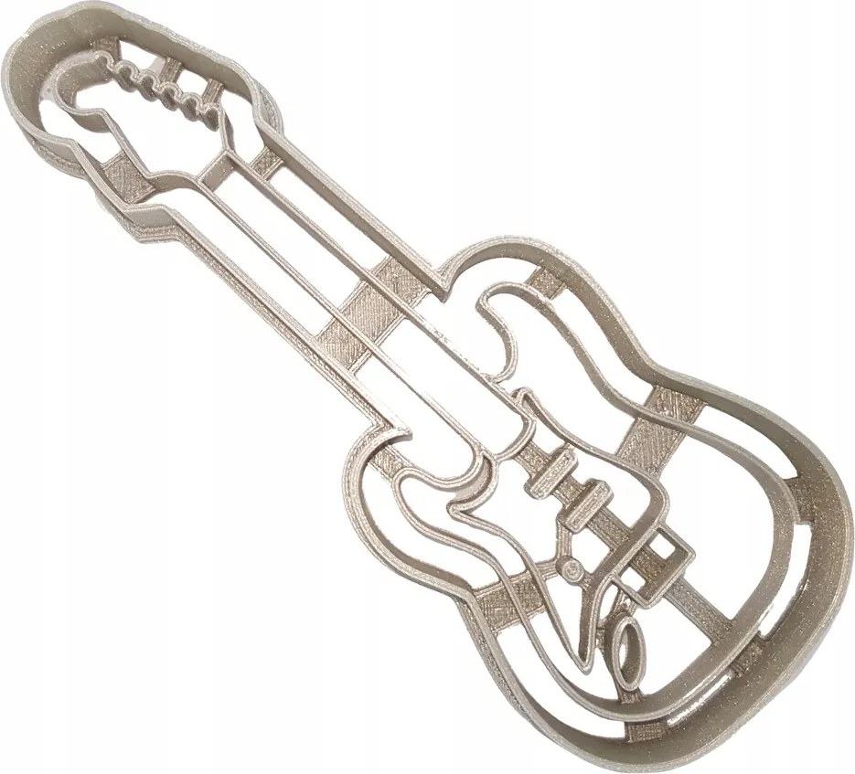 Elektromos gitár alakú tortaforma