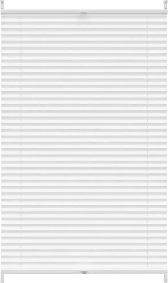 vidaXL Plisse Roló 90 x 100 cm Fehér Redős Roló