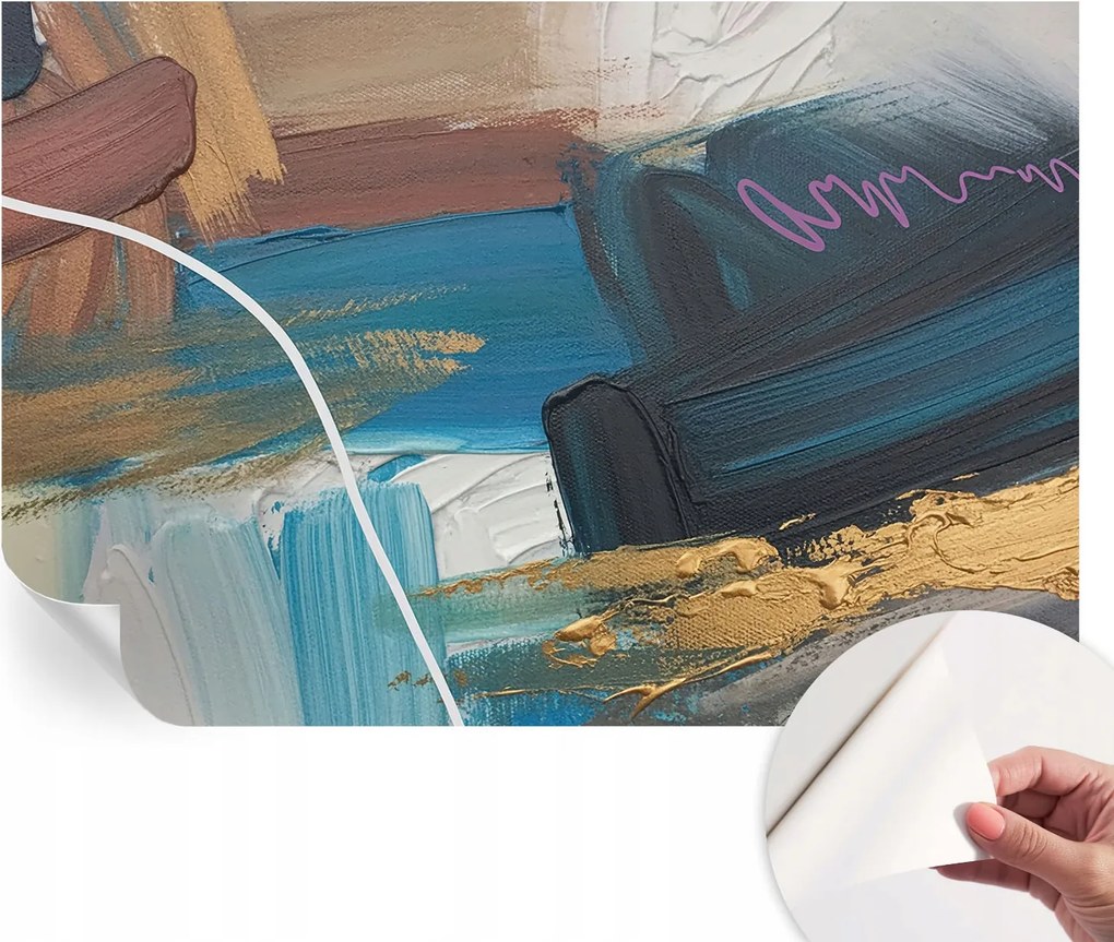 Fali fotótapéta Öntapadós a szobába Absztrakt minta 104x70 cm