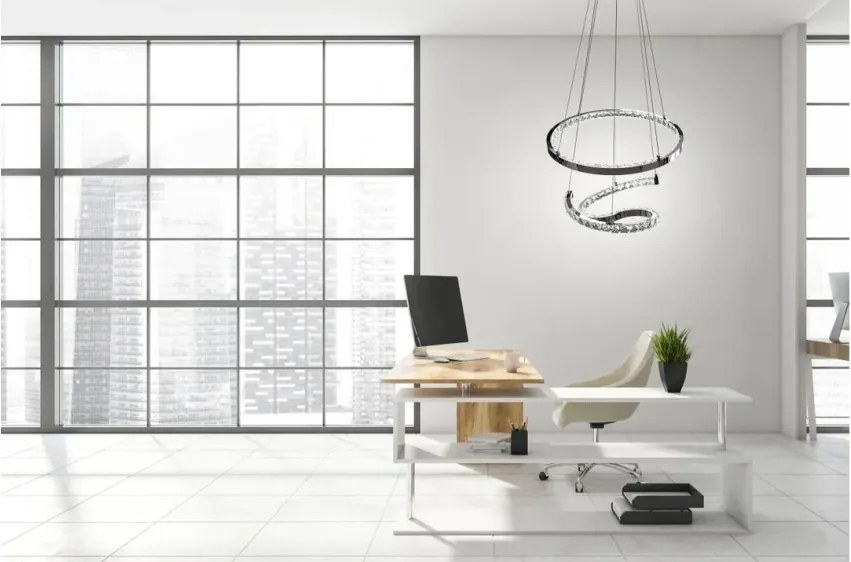 MORETTI MO6392 SWIRL Modern Led Függesztett Lámpa LED IP20
