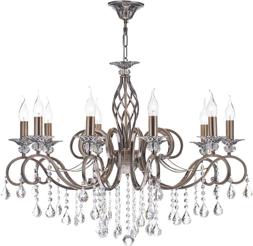 MAYTONI RC247-PL-10-R GRACE Kristály Csillár Sárgaréz E14 IP20
