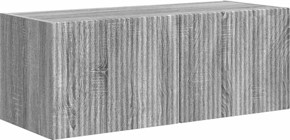 vidaXL TV Fali Szekrény Szürke Sonoma 60 x 31 x 29.5 cm Faanyag