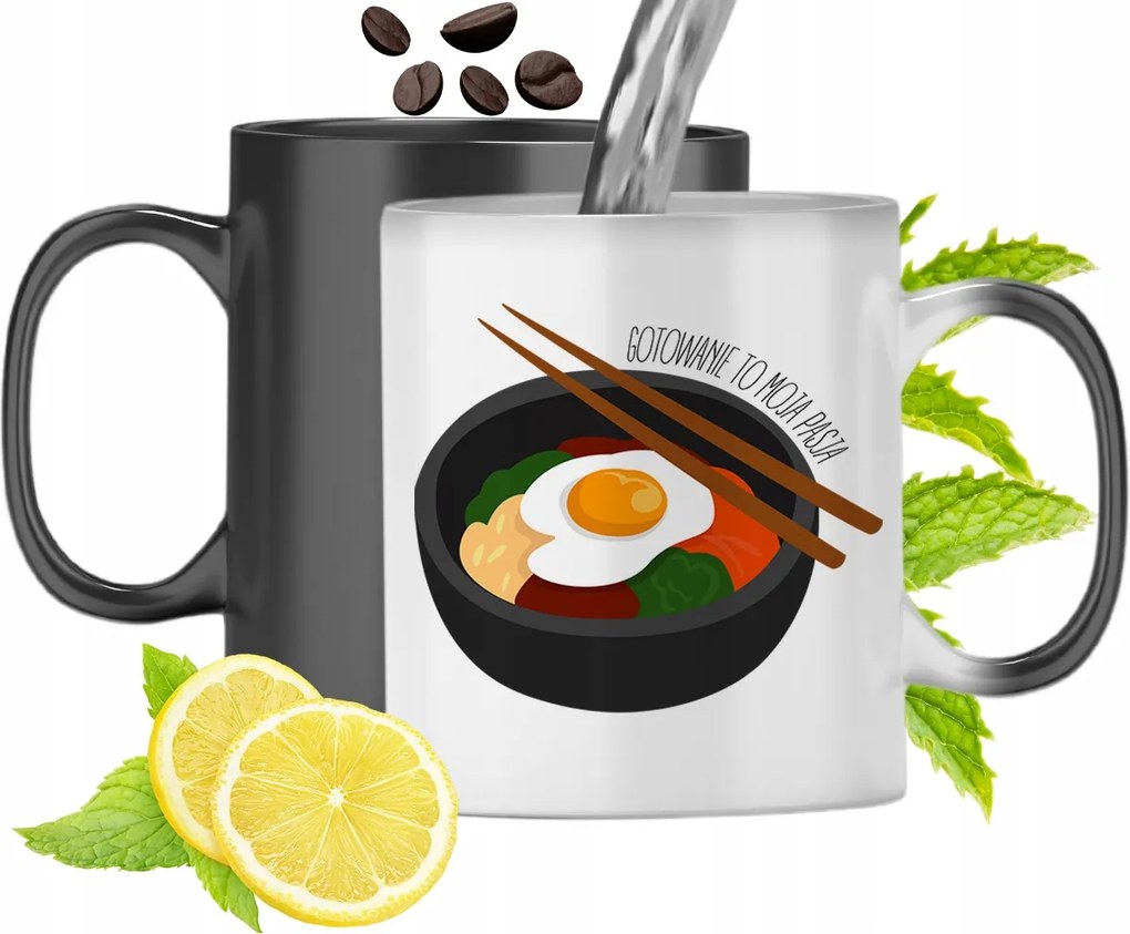 Színváltós Mágikus Bögre Szakácsoknak, fényképes nyomattal