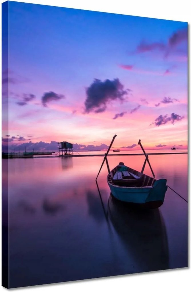 Vászonkép 30x40 Halászcsónak