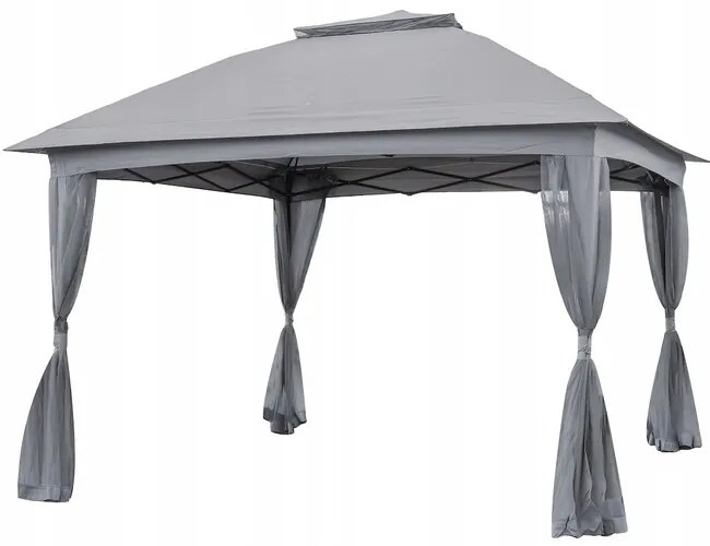 Összecsukható pavilon automatikus (pop-up) rendszerrel és 4 szúnyoghálós fallal 41030