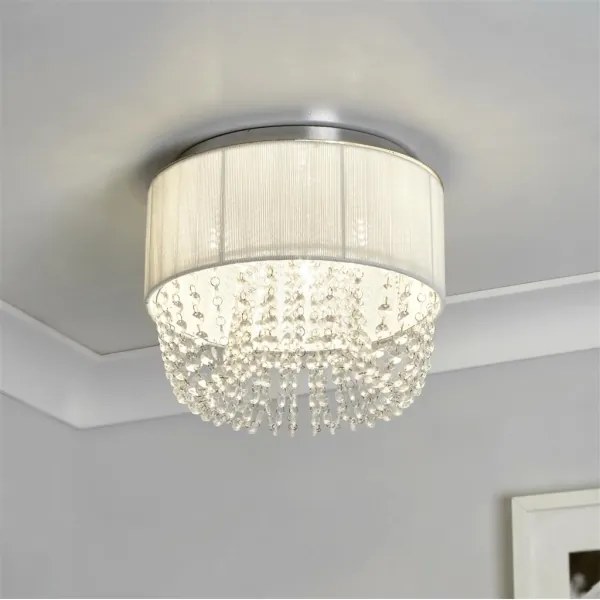 Searchlight 62617-3CC - BELLANO mennyezeti lámpatest 1x G9/7W/230V, Ø 30 cm, fehér