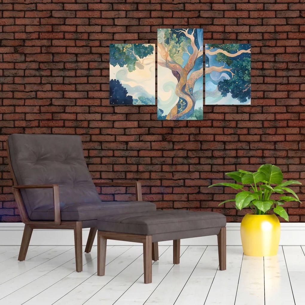 Kép – Kozmikus fa (90x60 cm)