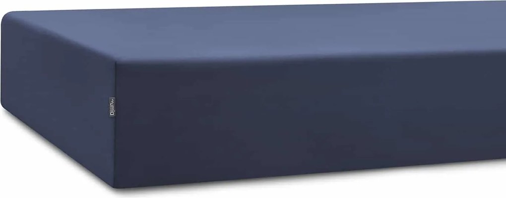 Pamut lepedő sötétkék 90x180 cm gumis Mumla