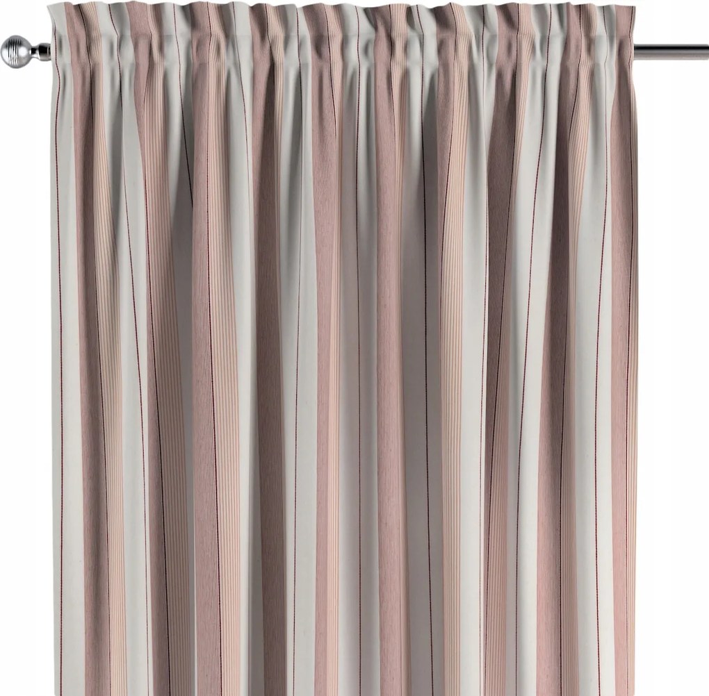 Csatornafüggöny frufruval 1 db 130x260cm fehér