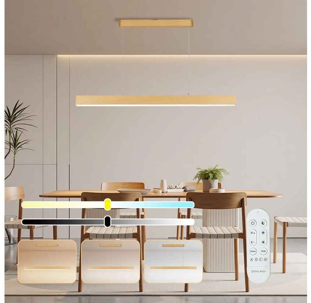 Brilagi - Fényerőszabályozható csillár SLEEKLINE SMART LED/40W/230V Wi-Fi Tuya + távirányító